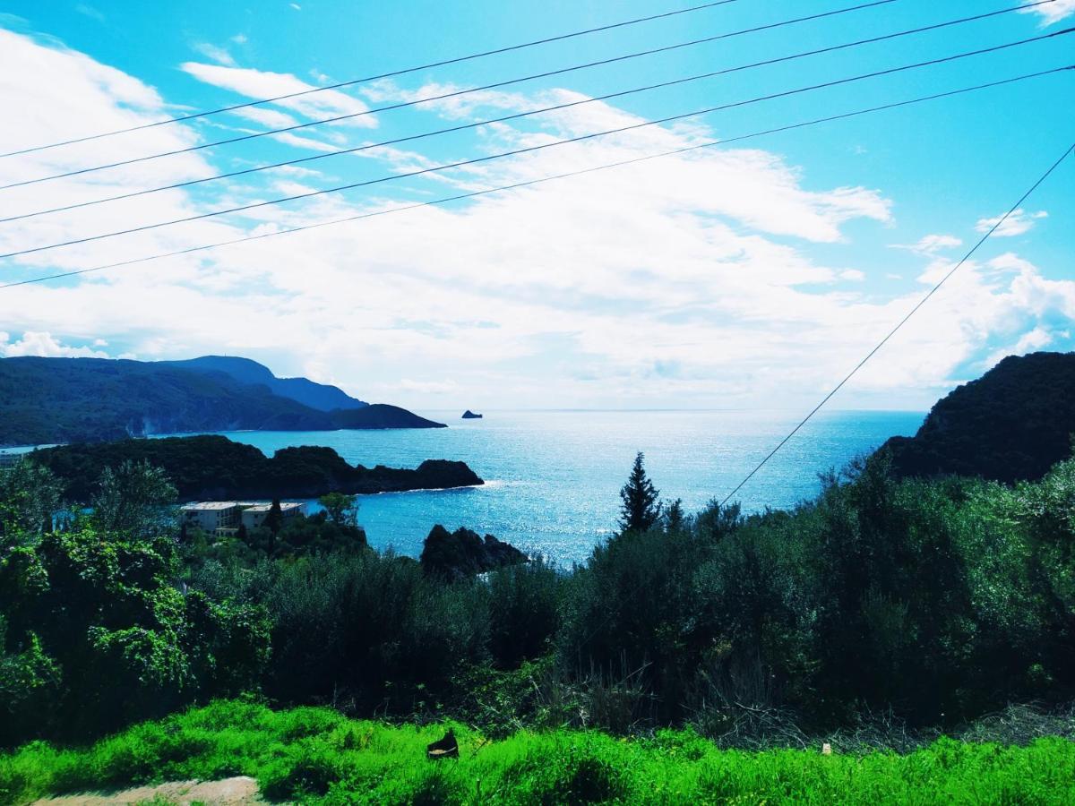 Vassilis Apartments Paleokastritsa Bagian luar foto
