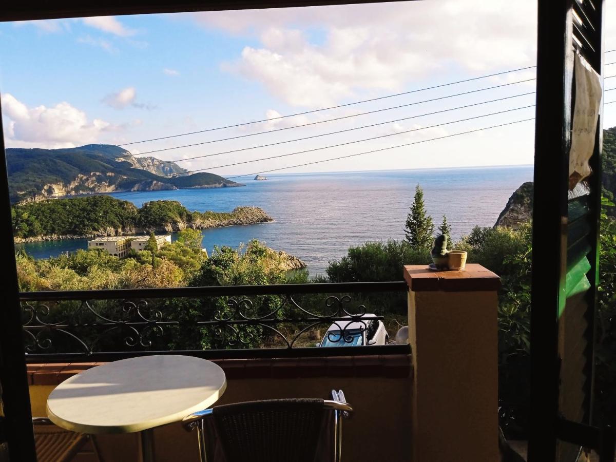 Vassilis Apartments Paleokastritsa Bagian luar foto