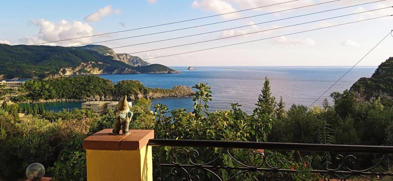Vassilis Apartments Paleokastritsa Bagian luar foto