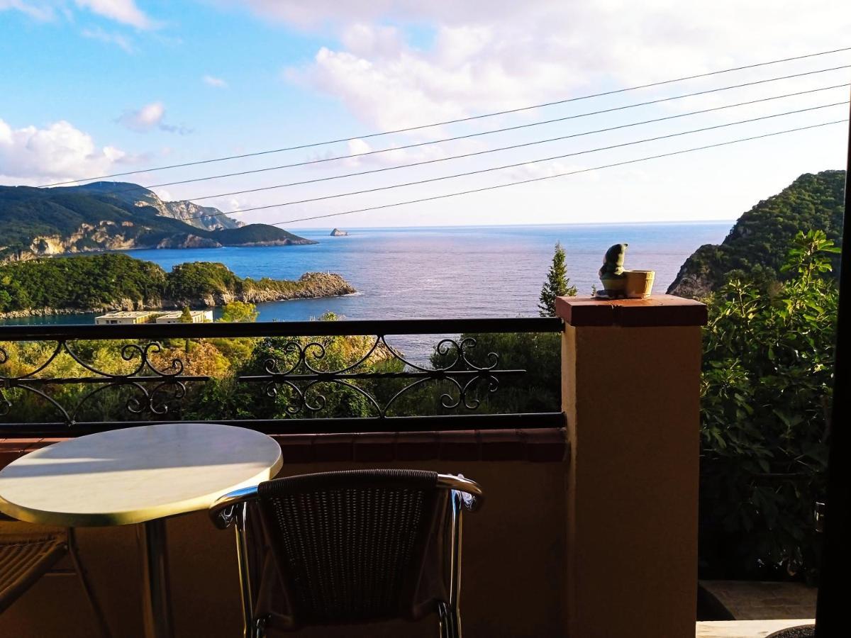 Vassilis Apartments Paleokastritsa Bagian luar foto