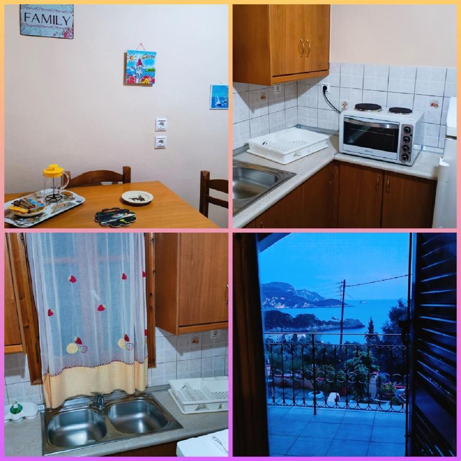 Vassilis Apartments Paleokastritsa Bagian luar foto