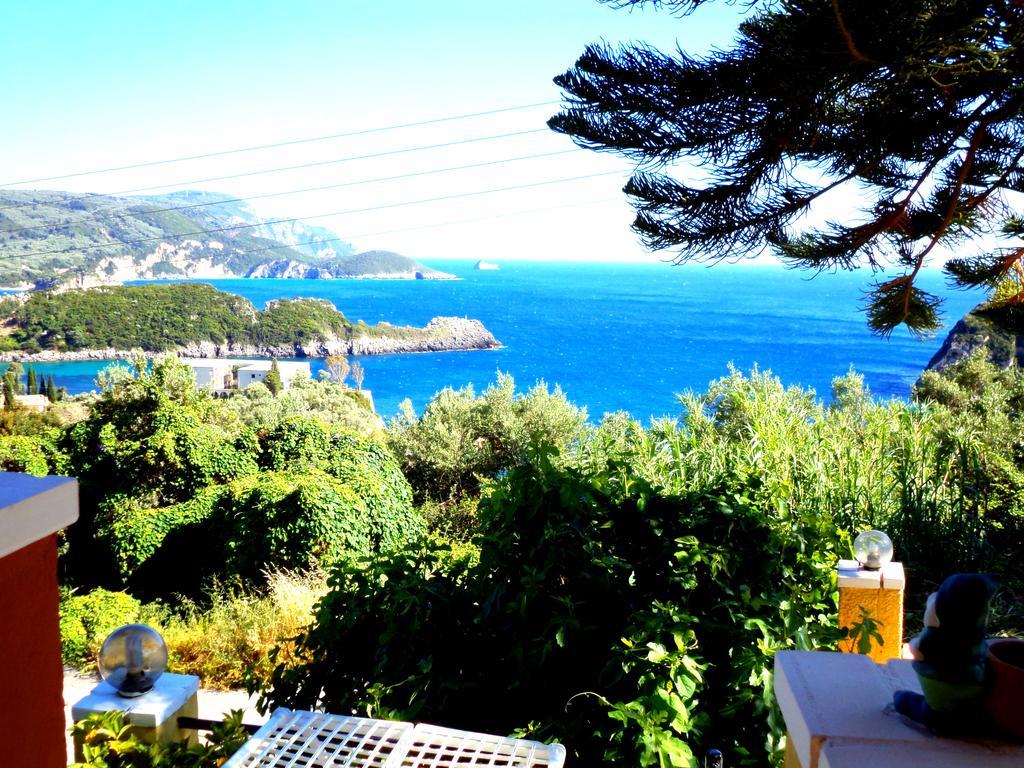 Vassilis Apartments Paleokastritsa Bagian luar foto
