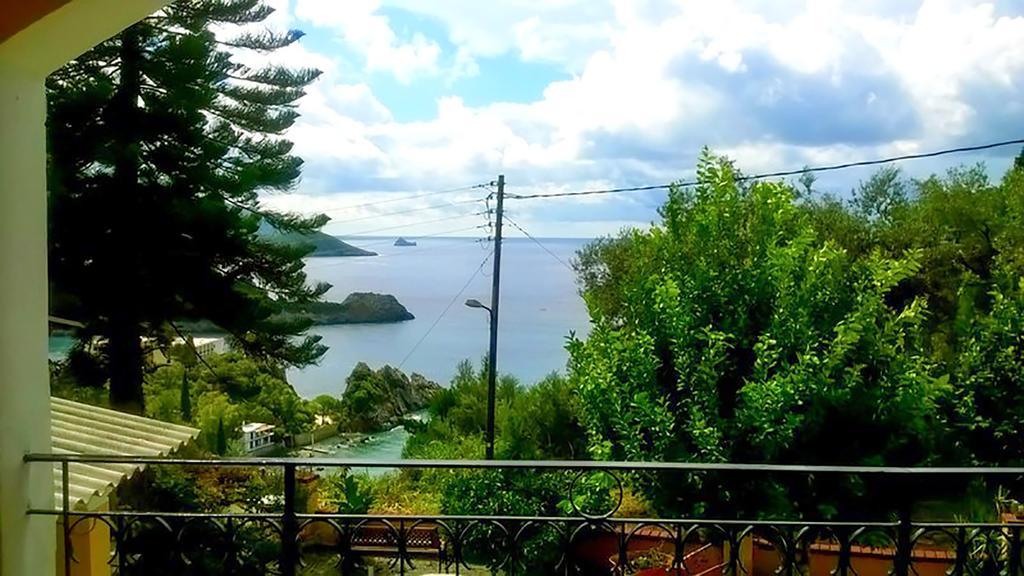 Vassilis Apartments Paleokastritsa Bagian luar foto